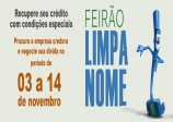 Notícia: Feirão Limpa Nome começa no próximo dia 03 